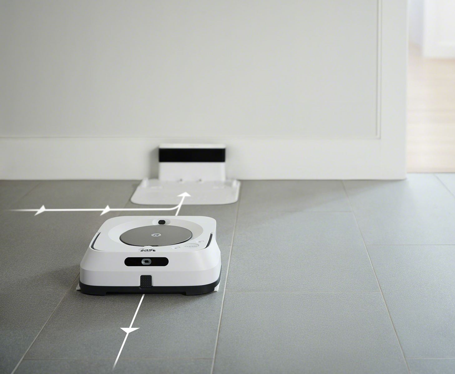 Robotický mop iRobot Braava m6, biela