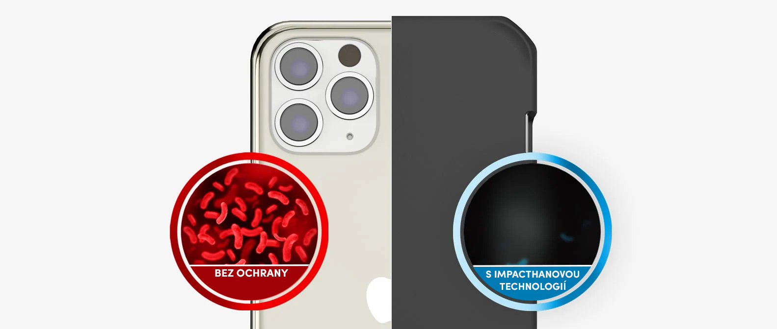 Odolné puzdro ITSKINS Hybrid Silk 3m pre Apple iPhone 12 Pro Max, modrá
