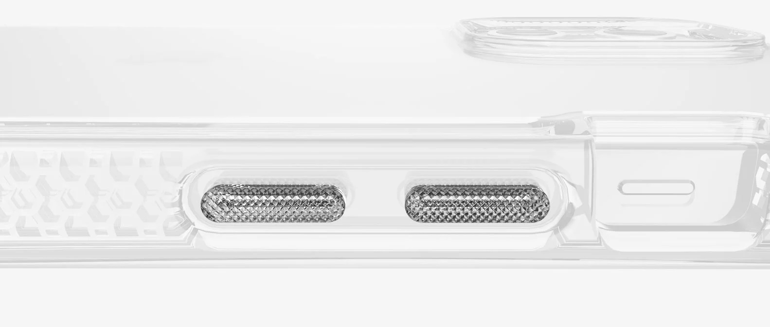Odolné puzdro ITSKINS Hybrid Spark 3m pre Apple iPhone 12 Max / 12 Pro, číra