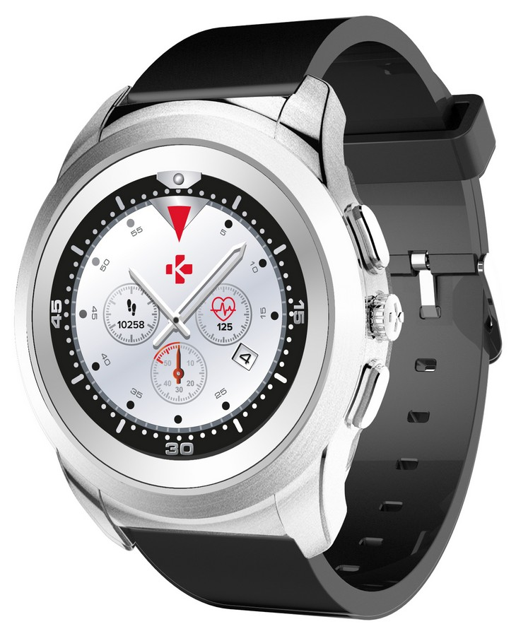 MyKronoz ZeTime Premium Silver/Black - 39 mm