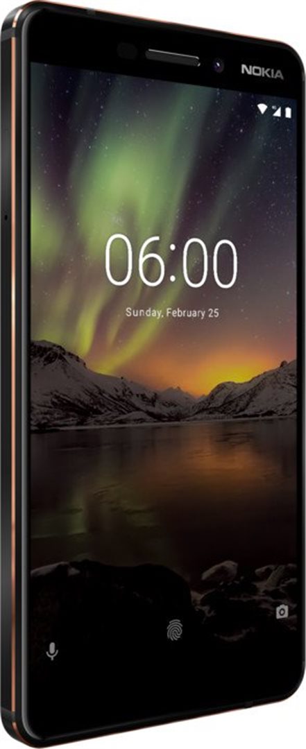 Nokia 6.1 SingleSIM čierna / medená