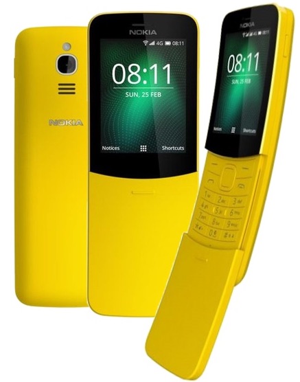 Nokia 8110 2018 DualSIM, žltá