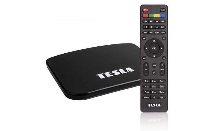 Multimediálne centrum TESLA MediaBox TEH-500 Plus DVB-T / T2 / C / prijímač s Android 9 Pie