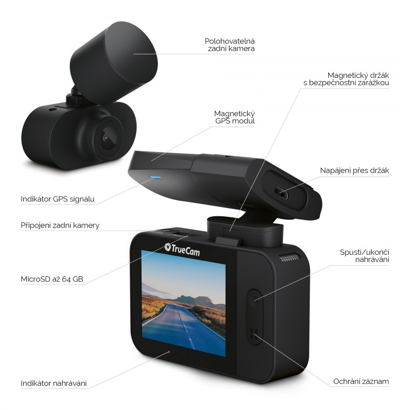 TrueCam M7 GPS Dual (s hlášením radarů)
