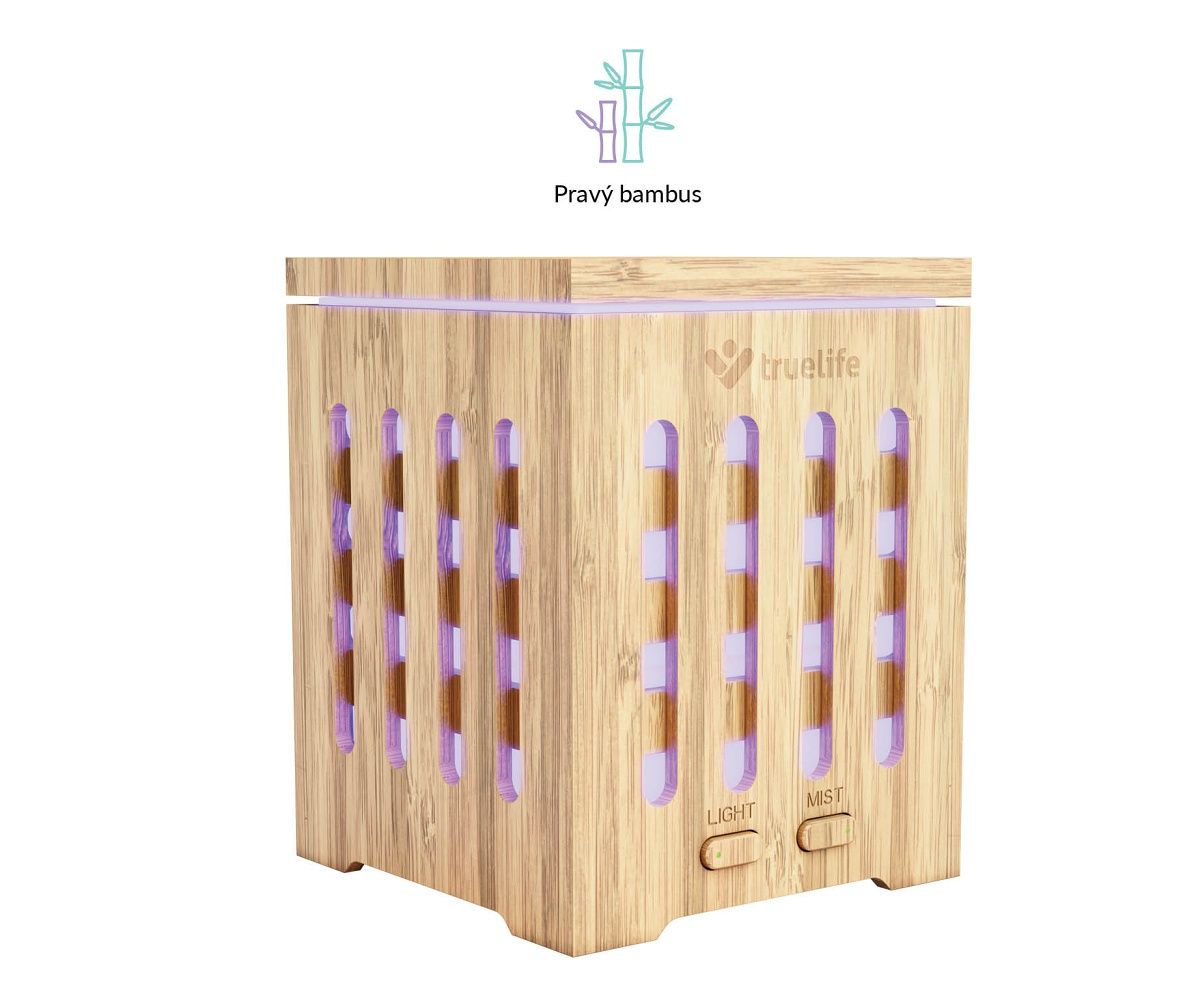 Aróma difuzér a zvlhčovač vzduchu TrueLife AIR Diffuser D7 Bamboo