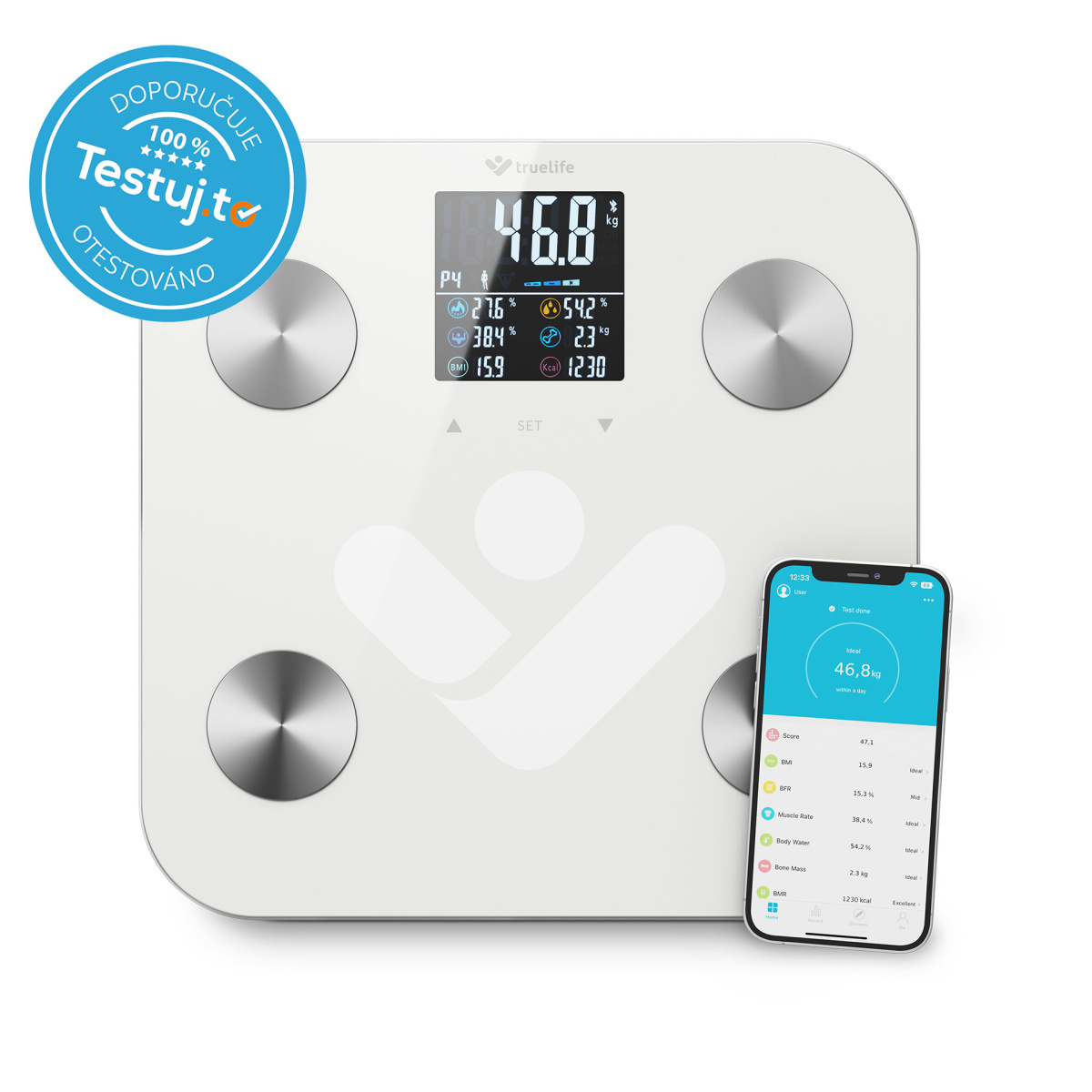 TrueLife FitScale W6 BT - Sledujte svoje telo do detailu