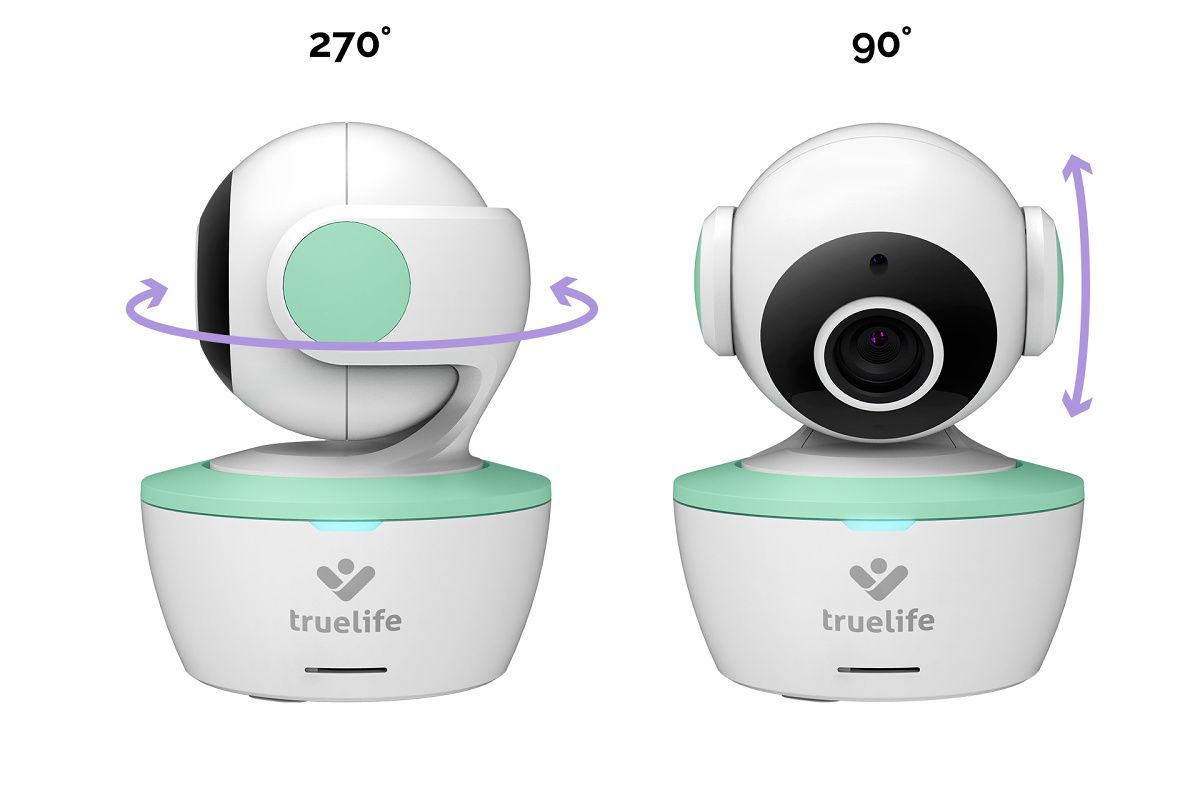 Digitálny otočná video pestúnka TrueLife NannyCam R360