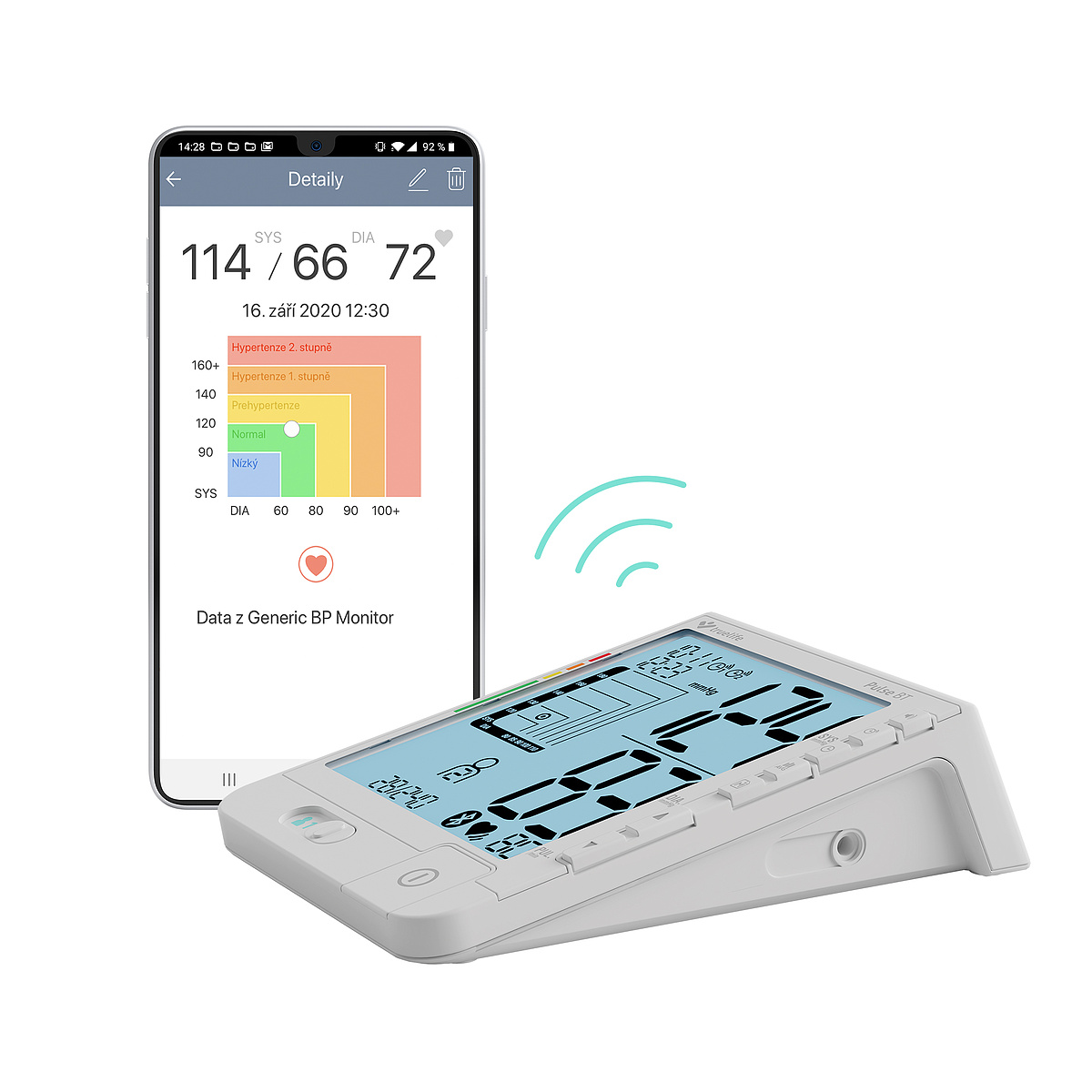 Digitálny tlakomer s Bluetooth TrueLife Pulse BT