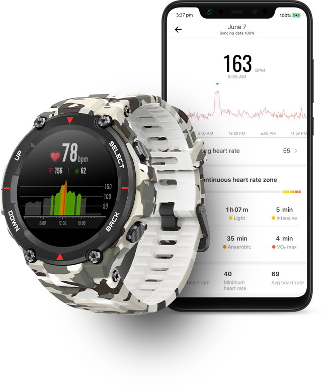 Amazfit T-Rex Rock Black