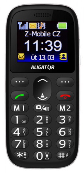 Aligator A510 Senior + nabíjací stojan čierna