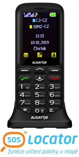 Aligator A700 Senior čierny