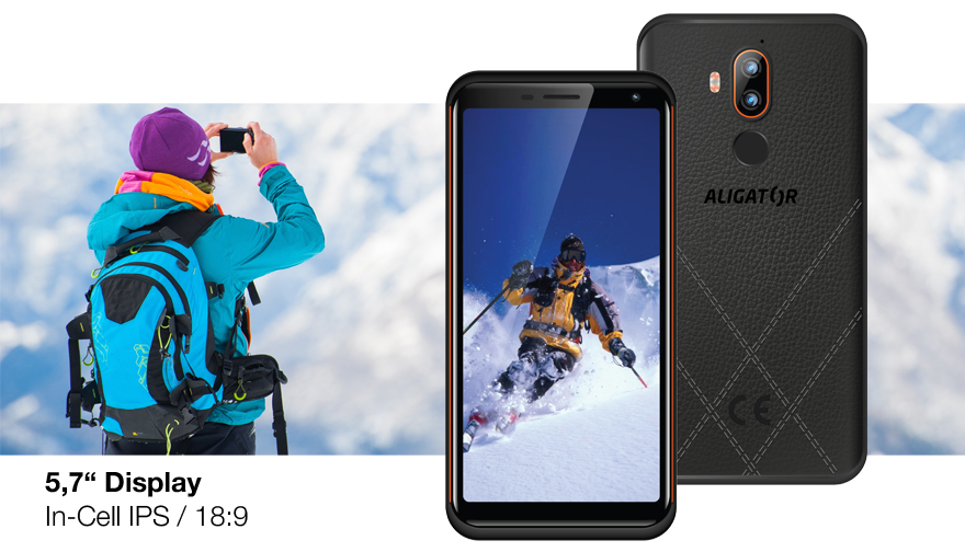 Aligator RX800 eXtremo 4GB/64GB čierno-oranžová