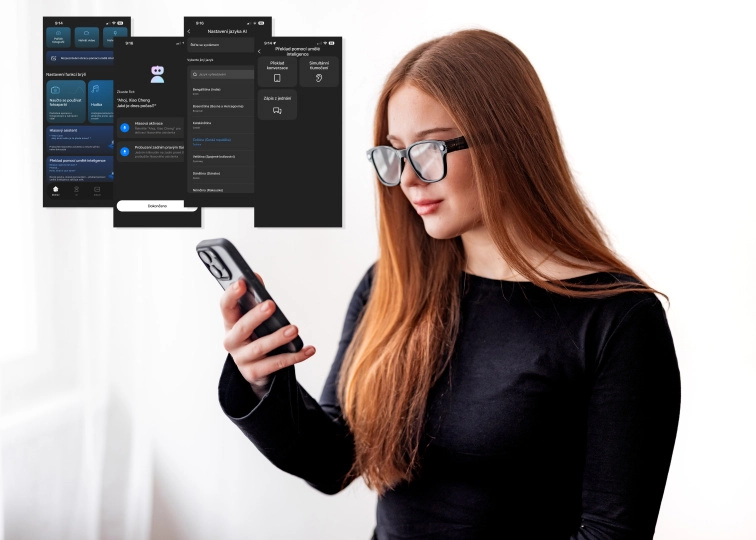 Aligator Smart Glasses, čierne