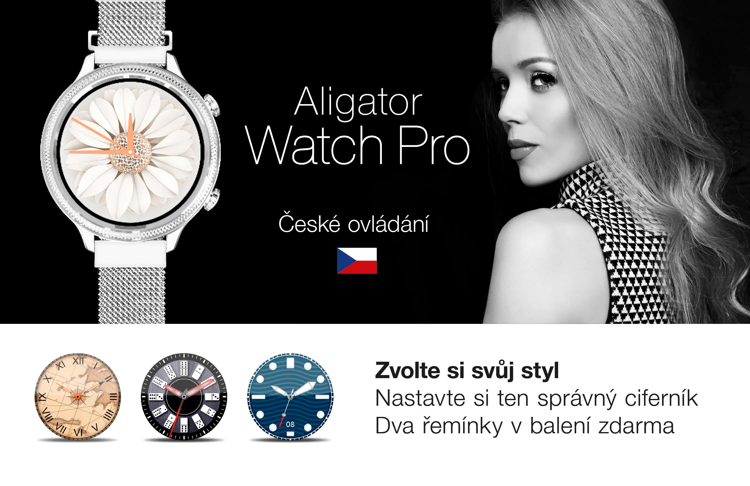 Aligator Watch Lady stříbrná