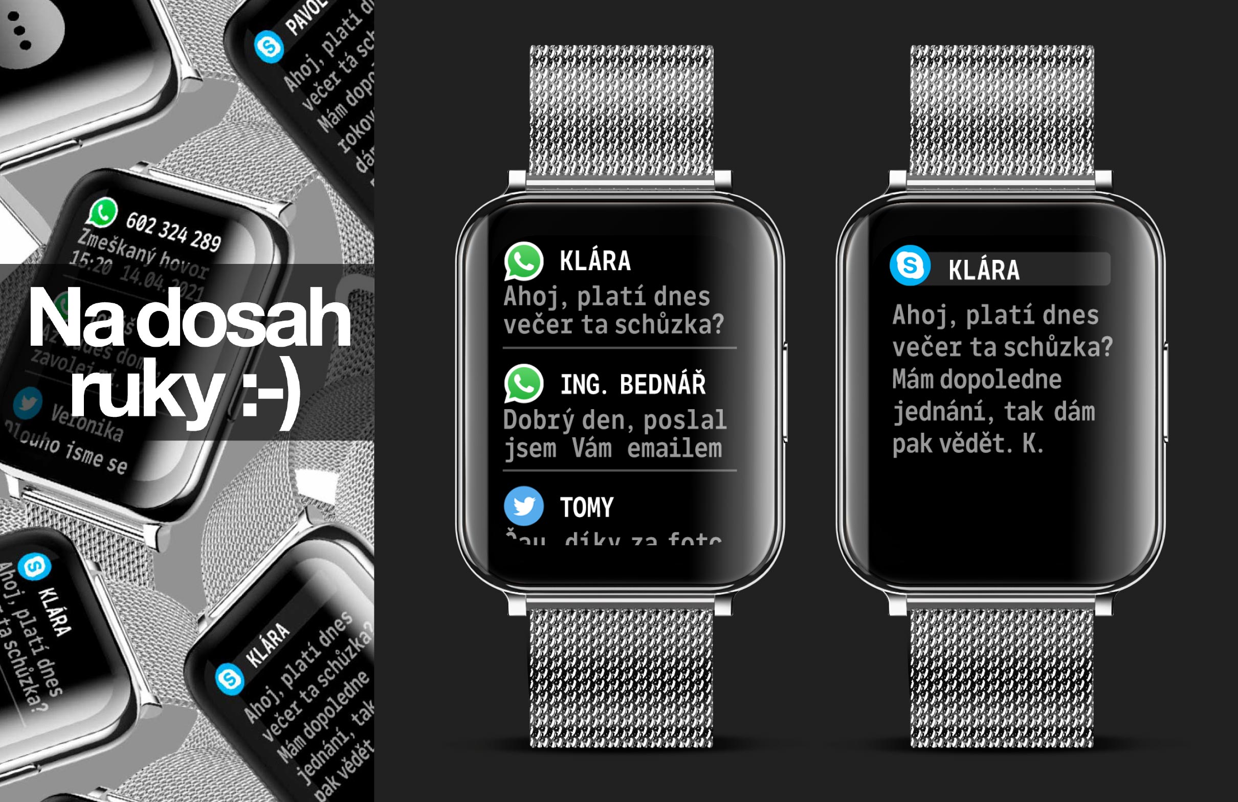 Aligator Watch Life strieborná