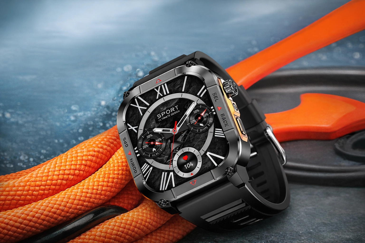 Aligator Watch Sport GPS čierna