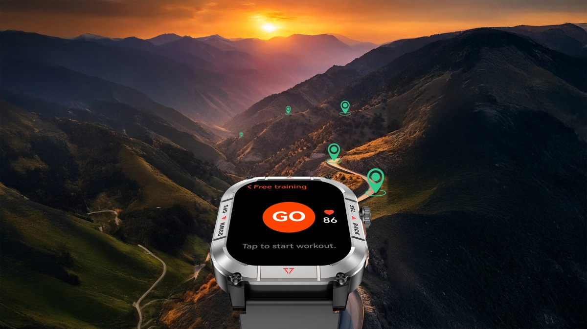 Aligator Watch Sport GPS čierna