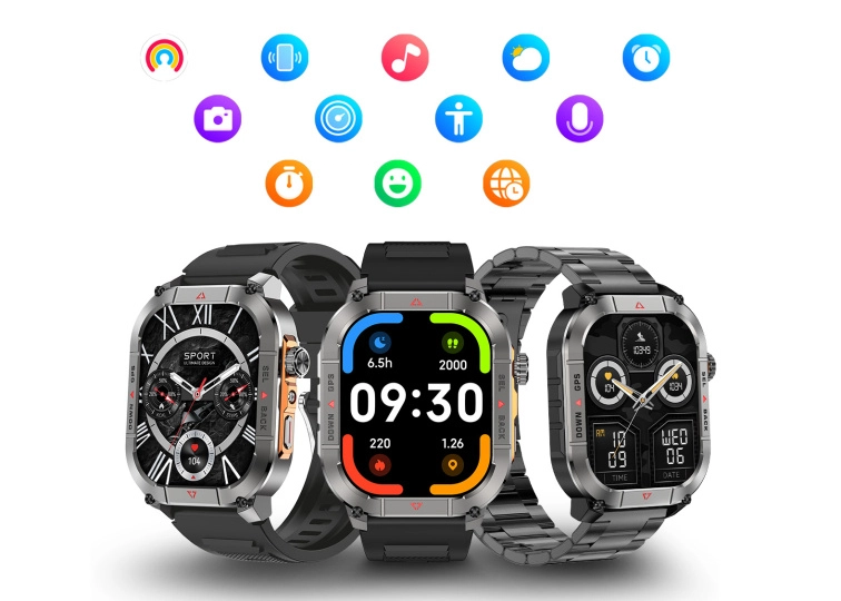 Aligator Watch Sport GPS čierna