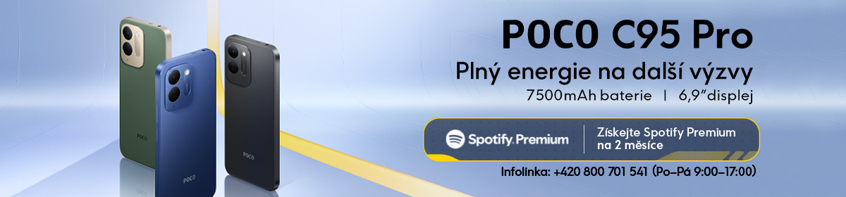 Poco C95 Pro – plný energie na ďalšie výzvy