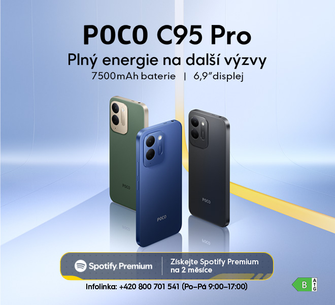 Poco C95 Pro – plný energie na ďalšie výzvy