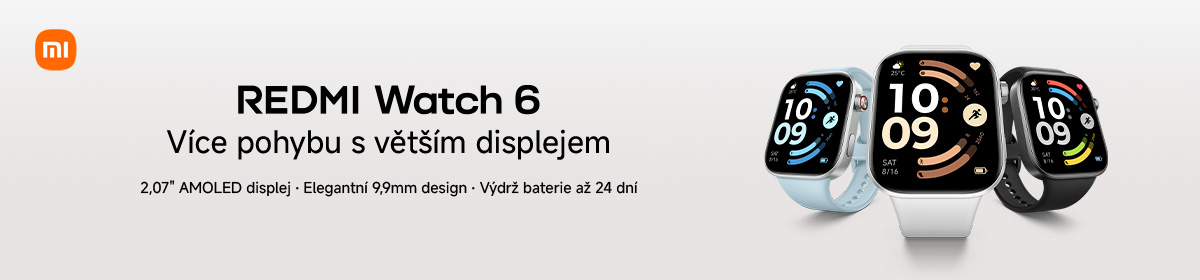Redmi Watch 6 / Viac pohybu s väčším displejom