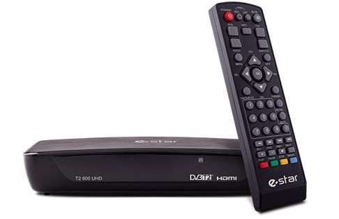 Set top box Estar T2 600 UHD DVB-T / T2, čierna