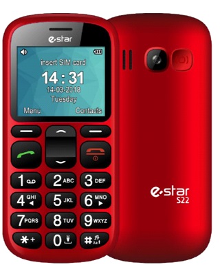 Estar S22 SingleSIM červená