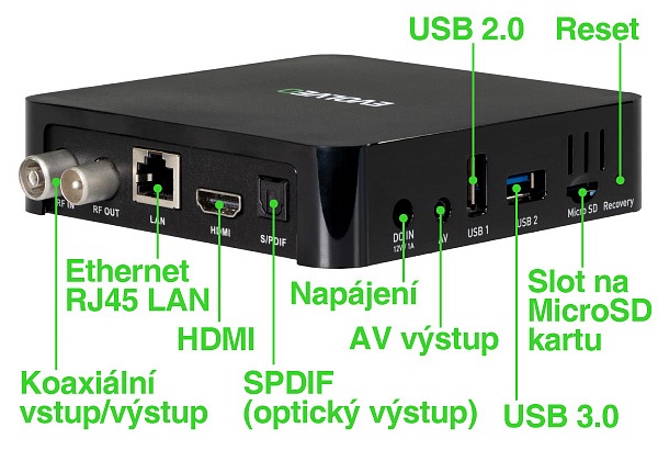 Android &amp; DVB-T2 Evolveo Hybrid Box T2