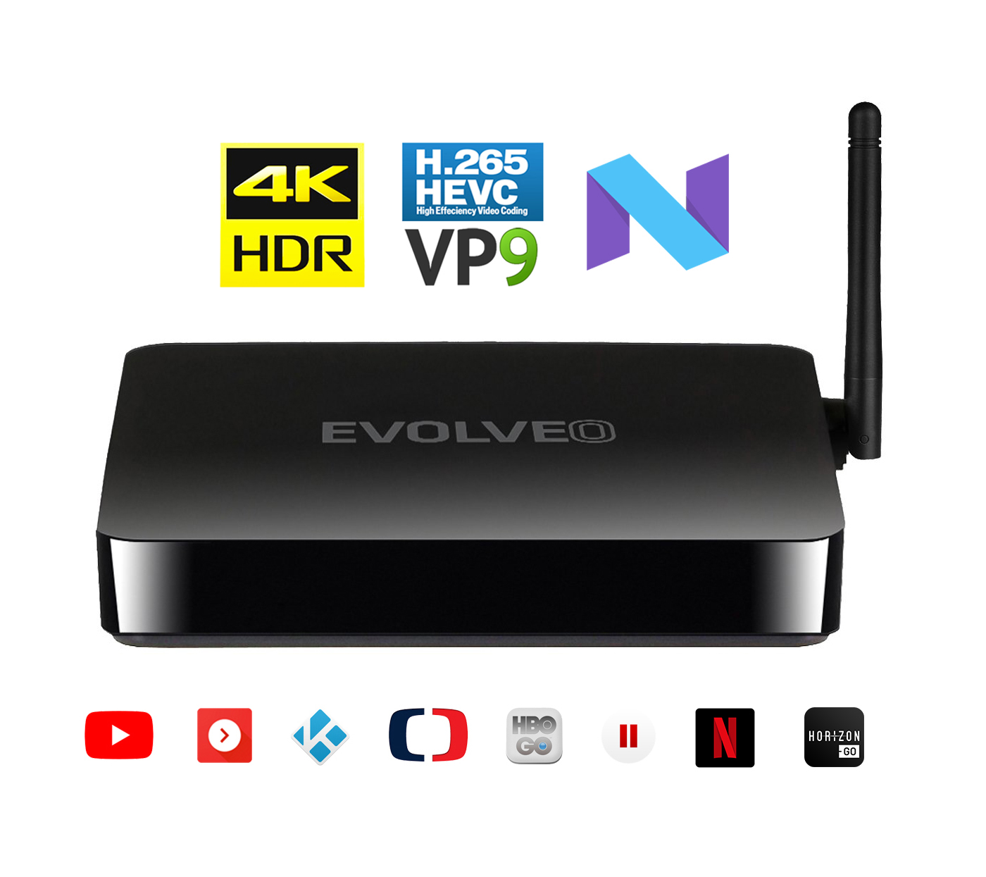 EVOLVEO Android Box M4 multimediální centrum černá