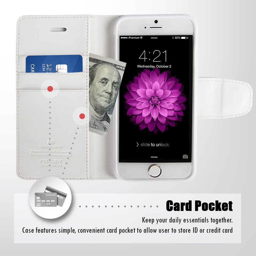 MERCURY SONATA púzdro flip SAMSUNG GALAXY S6 EDGE whi