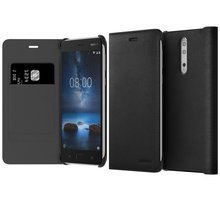 Nokia Leather Flip puzdro CP-801 Nokia 8 black