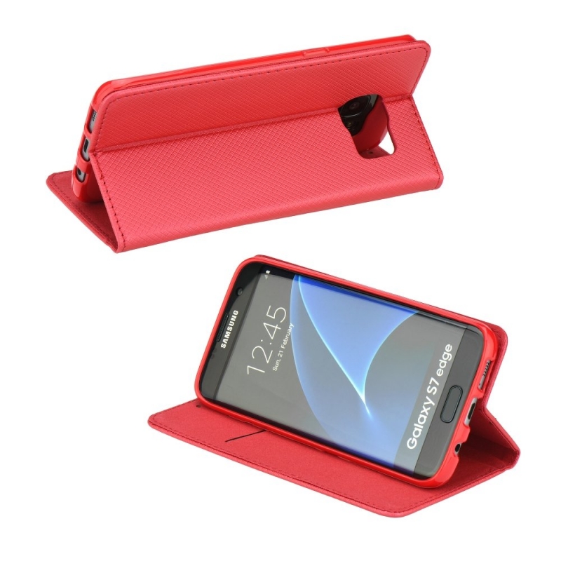 Smart Magnet flipové puzdro Huawei Honor 7 lite červené