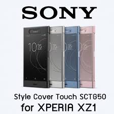 Sony Style Cover Touch púzdro flip SCTG50 Sony Xperia XZ1 black