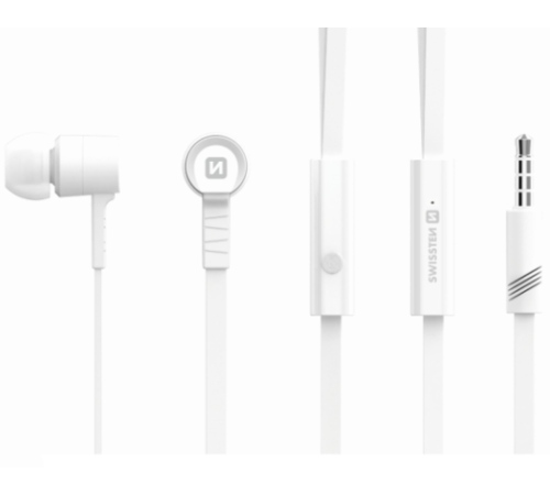 SLÚCHADLÁ SWISSTEN Earbuds RAINBOW YS-D2 white