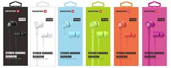 SLÚCHADLÁ SWISSTEN Earbuds RAINBOW YS-D2