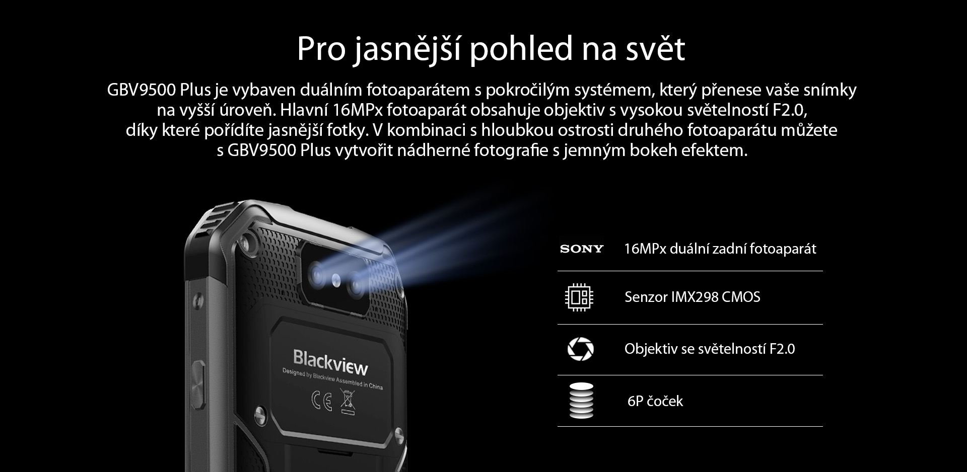 iGET Blackview GBV9500 Plus