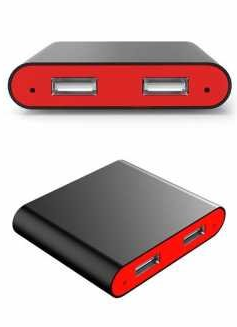 Adaptér pre pripojenie klávesnice a myši iPega 9116 čierna / červená