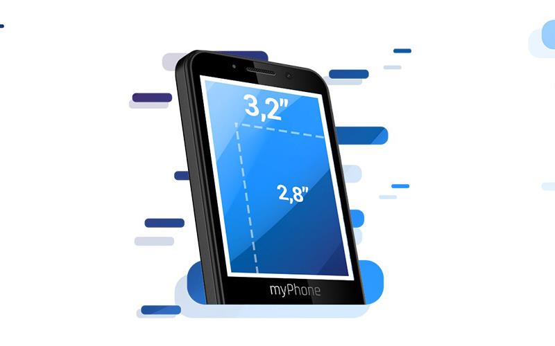 myPhone Up Smart LTE čierna