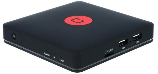 Multimediálne centrum techBite Flix TV Box / 4K / Wi-Fi / HDMI / LAN / Android TV 8.0 čierna