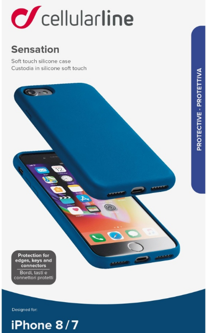 Silikónové puzdro CellularLine Sensation pre Apple iPhone 8/7