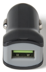Autonabíjačka Celly Turbo s USB výstupom, 2,4A čierna