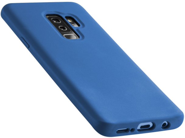 Silikónové puzdro CellularLine Sensation pre Samsung Galaxy S9 Plus modrý