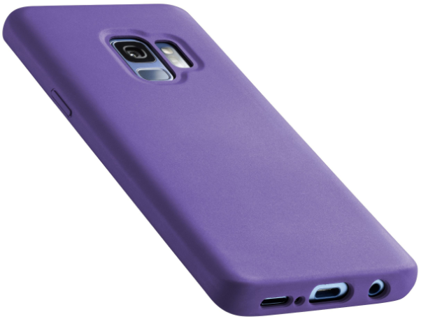 Silikónové puzdro CellularLine Sensation pre Samsung Galaxy S9 fialový