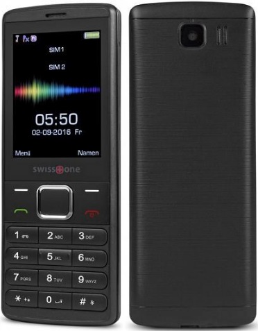 Mobilný telefón Swisstone SC550 Dual SIM Black