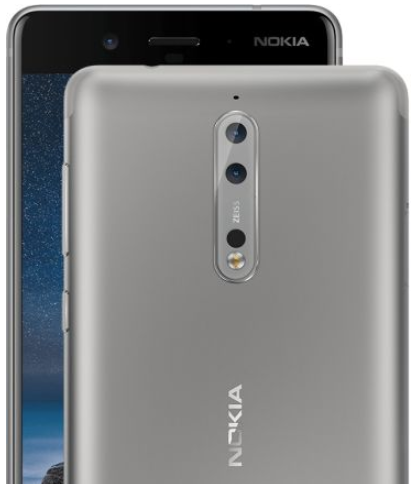 Mobilný telefón mobil smartphone Nokia 8