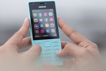 Mobilný telefón Nokia 216 mobil telefón hlúpy tlačidlový