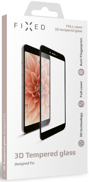 Tvrdené sklo FIXED Full-Cover 3D pre Apple iPhone XS Plus čierne