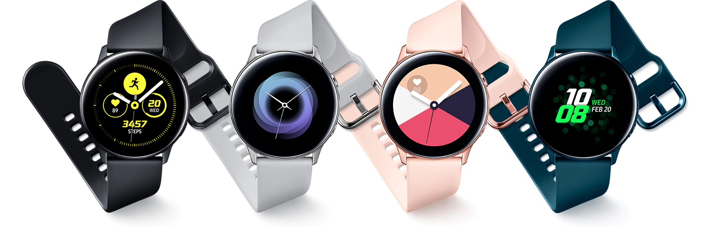 Samsung Galaxy Watch Active strieborná